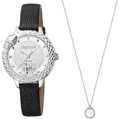 Наручные часы Roberto Cavalli by Franck Muller Snake, серебряный