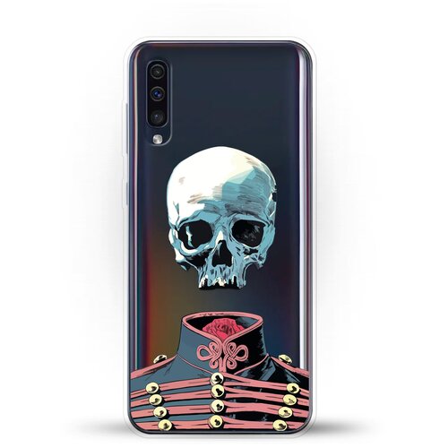 Силиконовый чехол Череп на Samsung Galaxy A50