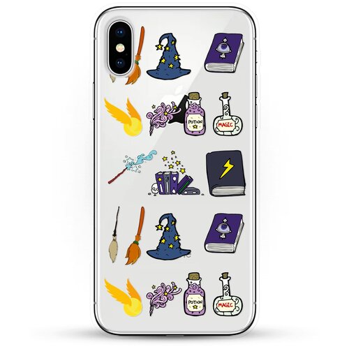 фото Силиконовый чехол узор hp на apple iphone xs andy & paul