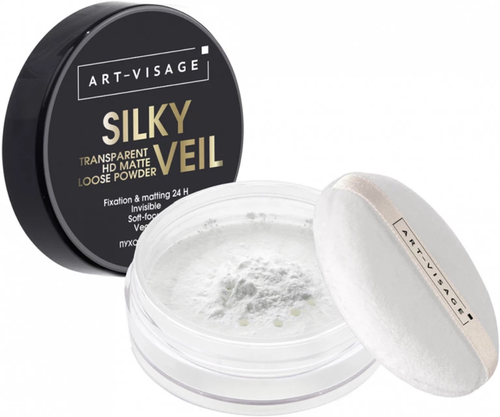 Art Visage Пудра рассыпчатая Silky Veil, тон 301 финишная прозрачная