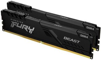 Оперативная память Kingston FURY Beast 16 ГБ (8 ГБ x 2) DDR4 3600 МГц DIMM CL17