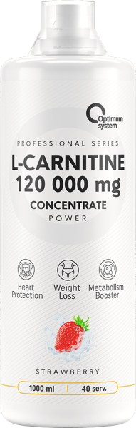 Optimum System L-Carnitine Concentrate 120000 Power 1000 мл (Optimum System) Клубника
