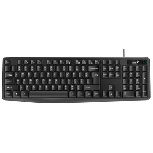 Клавиатура Genius Smart KB-117 Черный проводная USB 104 клавиши защита от проливаний регулировка наклона 31310016402 175400₽