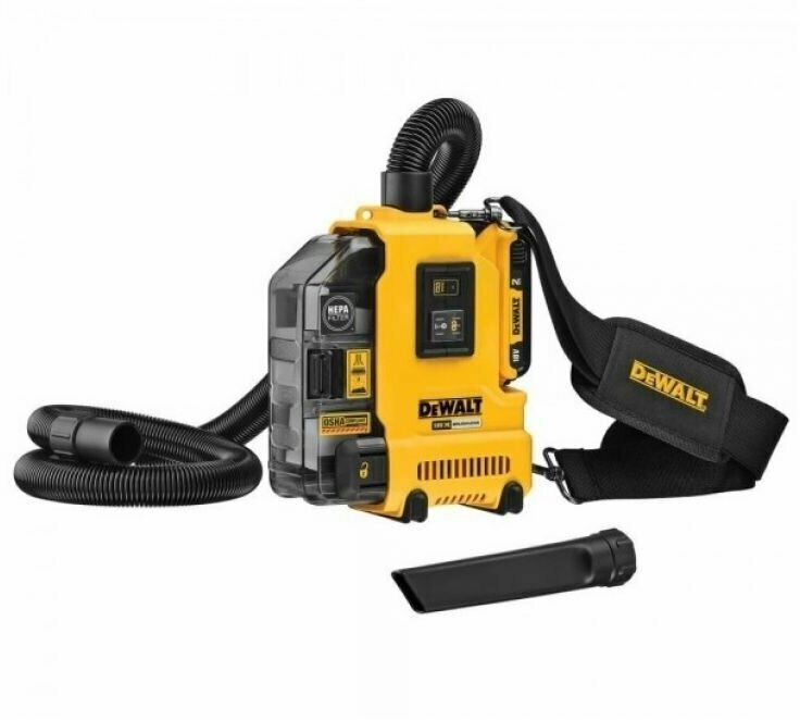 Промышленный аккумуляторный пылесос DEWALT DWH161N без АКБ и зарядного устройства