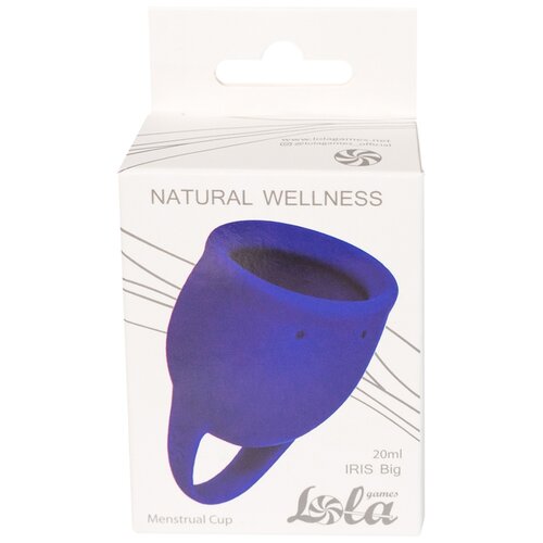 Lola games Менструальная чаша Natural wellness, синий