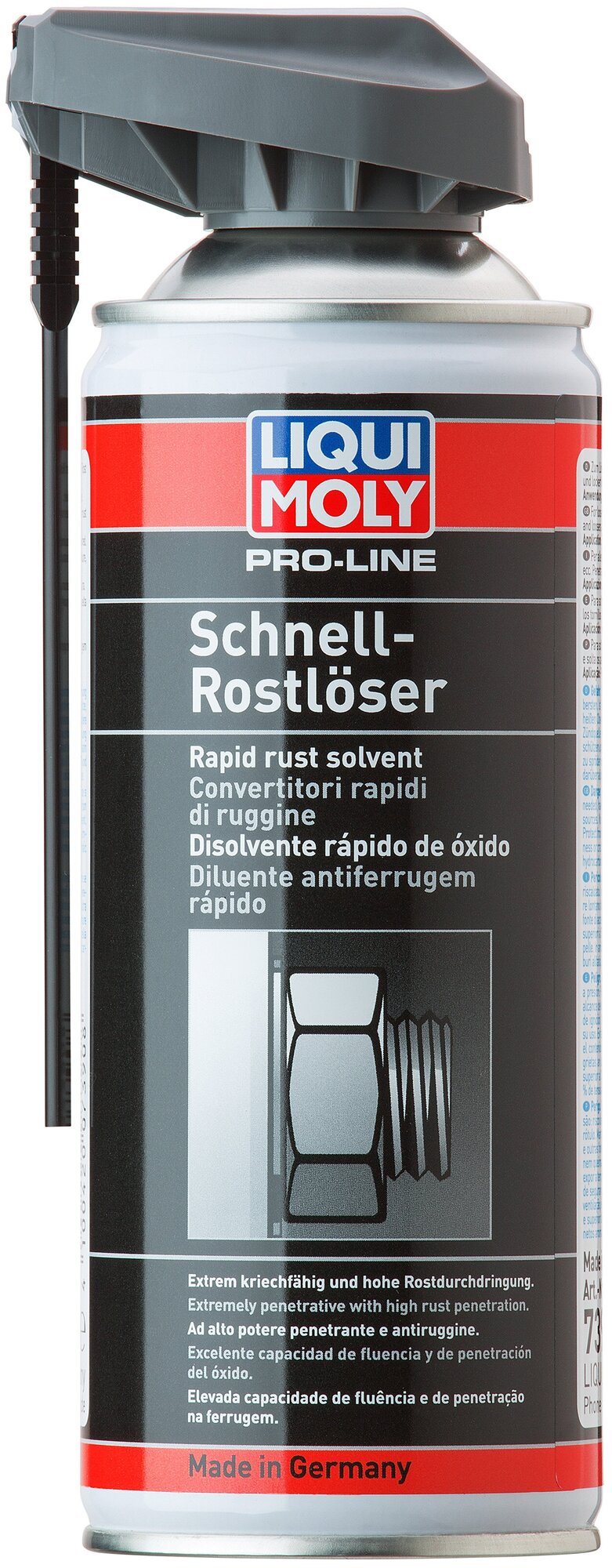 Раствор. ржавчины Pro-Line Schnell-Rostloser (0,4л) 7390 LIQUI MOLY 7390