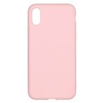 Клип- кейс Alwio для iPhone XS Max, soft touch, светло- розовый - изображение