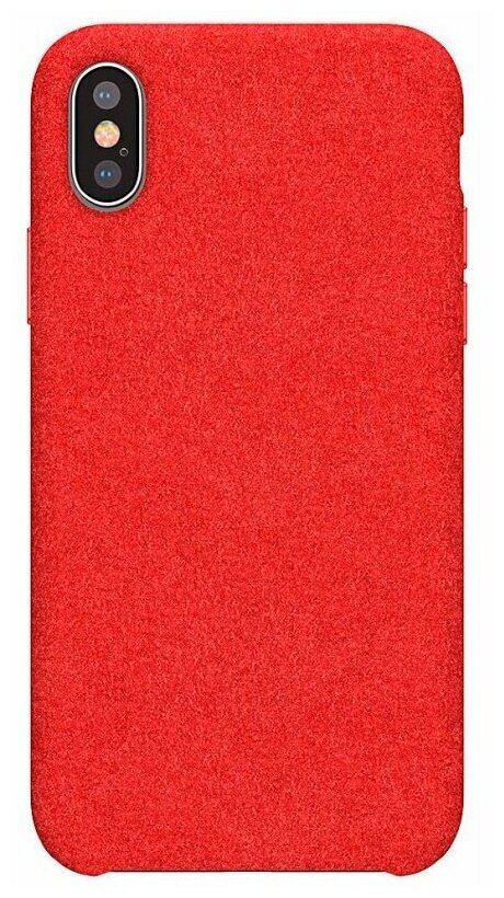 Чехол для iPhone XS Max Baseus Original Super Fiber - Красный (WIAPIPH65-YP09)