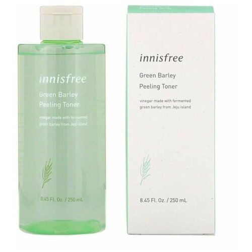 Тонер-пилинг- для лица с экстрактом зеленого ячменя INNISFREE Green Barley Peeling Toner 250ml