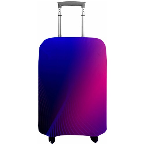 фото Чехол на чемодан сирень , s (55 см)