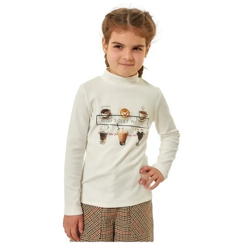 Водолазка COLABEAR, Размер 122 см, Бежевый, 685141