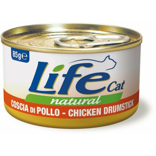 Lifecat chicken leg/drumstick консервы для кошек филе куриной голени 12шт х 85гр