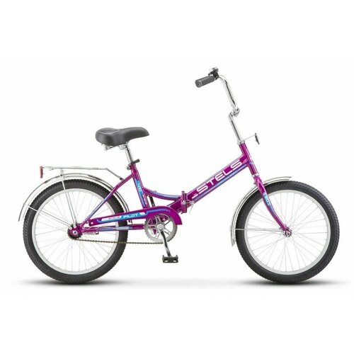 Городской велосипед STELS Pilot 450 20 Z010 (2022) фиолетовый 13.5 (требует финальной сборки)
