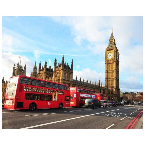 Алмазная мозаика Colibri Лондонский пейзаж 40х50 см
