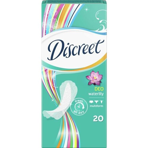 Procter&Gamble Прокладки ежедневные Discreet Deo Water Lily Multiform 20 шт