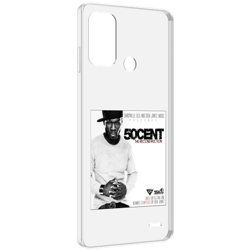 Чехол MyPads 50 Cent - The Reconstruction для ZTE Blade A52 задняя-панель-накладка-бампер
