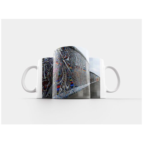 фото Кружка "берлинская стена, граффити, живопись" 320 мл lotsprints