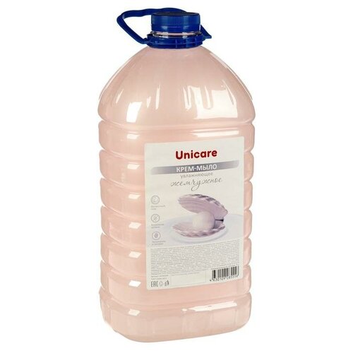 Увлажняющее крем-мыло «Жемчужное», UNICARE, ПЭТ, 5л жидкое крем мыло для рук увлажняющее лаванда unicare 5л