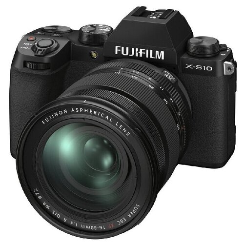 Фотоаппарат Fujifilm X-S10 Kit Fujifilm XF 16-80mm f4 R OIS WR черный 16099900₽