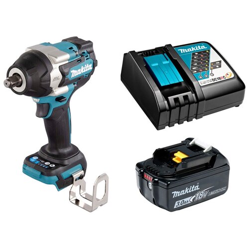 Гайковерт аккумуляторный 18В 700Нм - 12 Makita DTW700 Li-Ion 1x3Ач зу DTW700RF 3706000₽