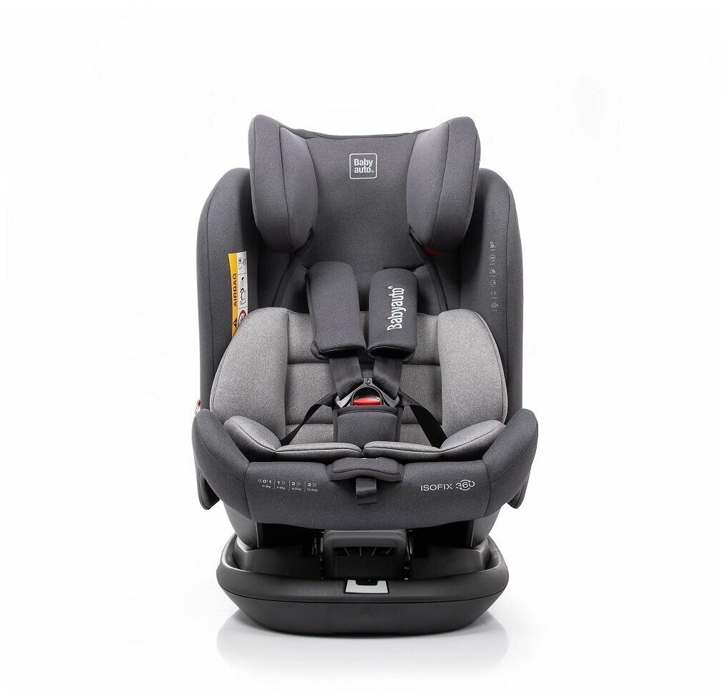 Автокресло 0+/1/2/3 BabyAuto Giroto 360 Anthracite