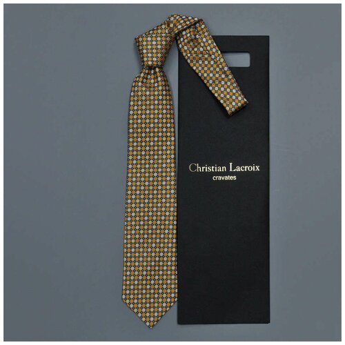 Молодежный стильный галстук с мелким принтом Christian Lacroix 836062
