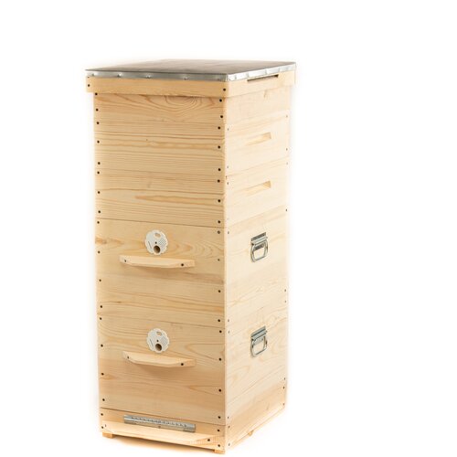 Улей для пчел Дадан 10 рамочный 2 корпусной на 300 мм + 2 магазин на 145 мм