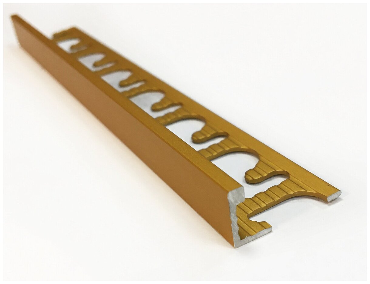 PROTERMINAL Г образный профиль алюминиевый золото матовое 12.5 мм. длина 2.7 метра. PROGRESS PROFILES