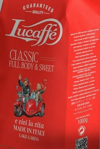 Кофе в зернах Lucaffe Classic 1 кг пакет 80/20 (711008)
