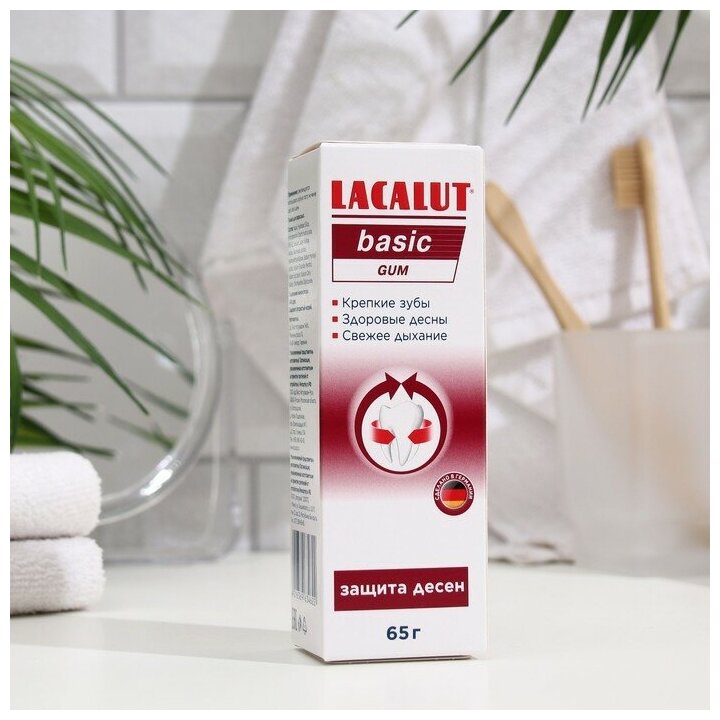Lacalut Зубная паста Basic Gum для защиты десен, 65 г (Lacalut, ) - фото №8