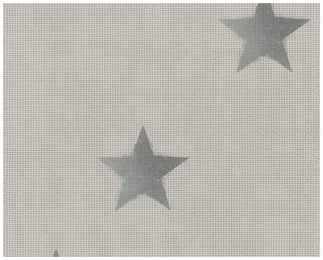 Обои A.S. Creation коллекция Cote d'Azur артикул 35183-2 винил на флизелине ширина 53 длинна 10,05, Германия, цвет серый, узор точки, звезды