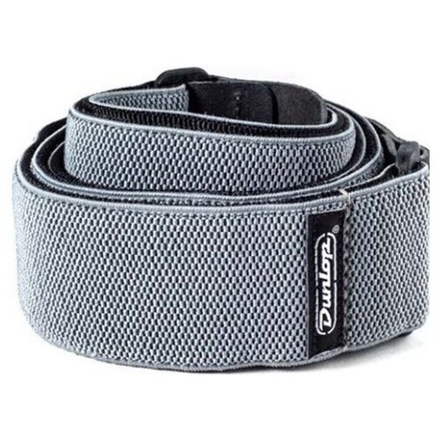 Ремень гитарный тканый Dunlop Mesh Steel Gray D6901GY