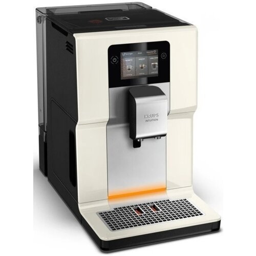 Кофемашина Krups Intuition Preference EA872A10, черный/бежевый кофемашина krups ea82f810 quattro force черный