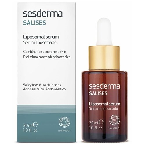 Сыворотка Sesderma Problem Skin Salises Liposomal Serum, Сыворотка липосомальная увлажняющая, 30 мл сыворотка sesderma problem skin salises liposomal serum сыворотка липосомальная увлажняющая 30 мл