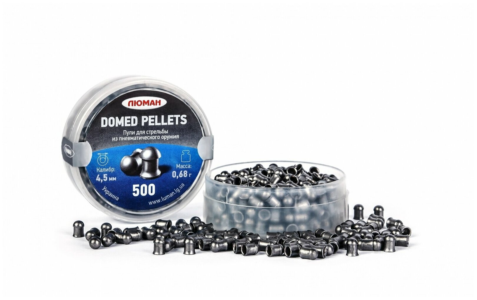 Пули Люман Domed pellets, калибр 4,5 мм, вес 0,68 г, 500 шт