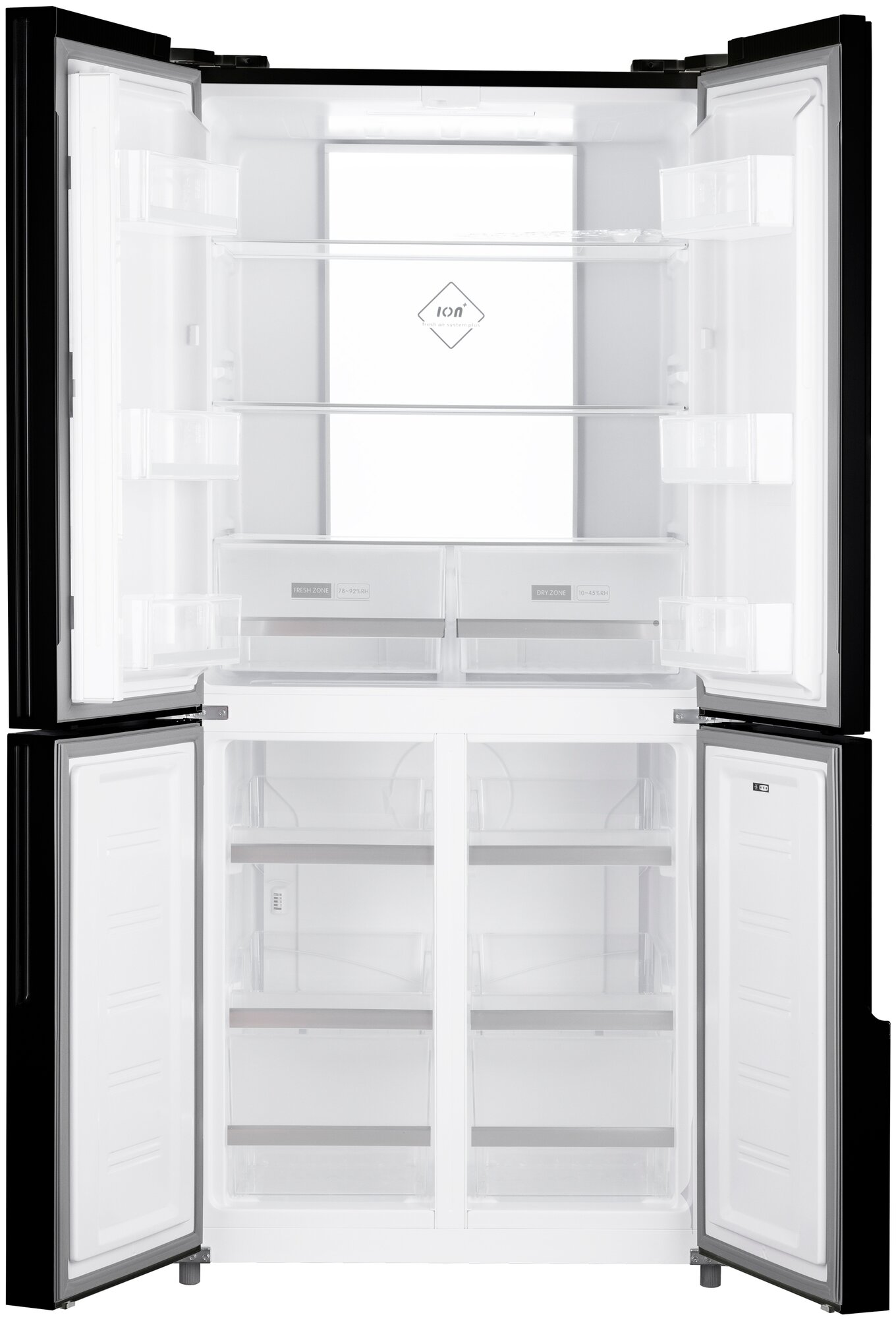 Отдельностоящий холодильник с инвертором Weissgauff WCD 450 BG NoFrost Inverter - фотография № 3