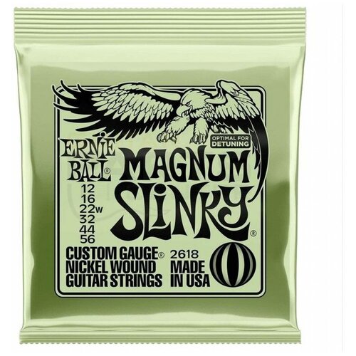 ERNIE BALL 2618 Nickel Wound Slinky Magnum 12-56 Струны для электрогитары