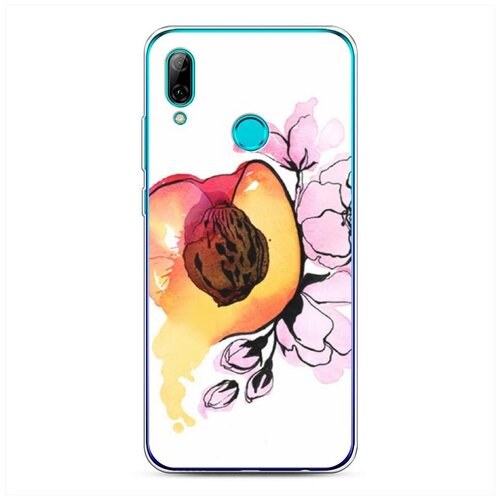 фото Силиконовый чехол "половинка персика" на huawei p smart 2019 / хуавей п смарт 2019 case place