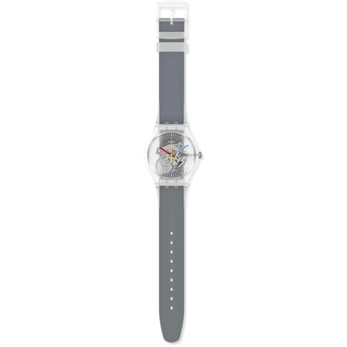 фото Наручные часы swatch наручные часы swatch clearly black striped suok157, черный