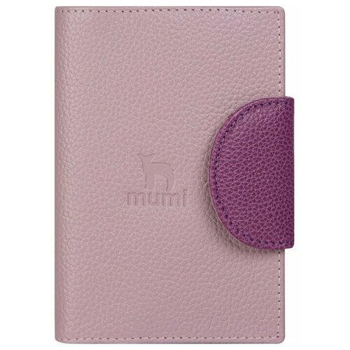 обложка для паспорта mumi фиолетовый Обложка для паспорта MUMI, фиолетовый