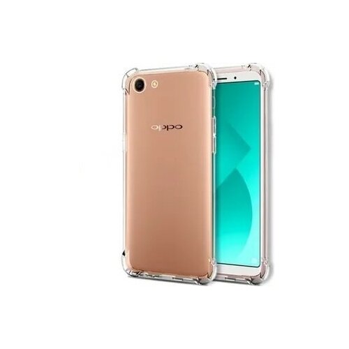 Чехол панель накладка MyPads для Oppo A3 с защитными заглушками с защитой боковых кнопок с усиленными углами силиконовая прозрачная