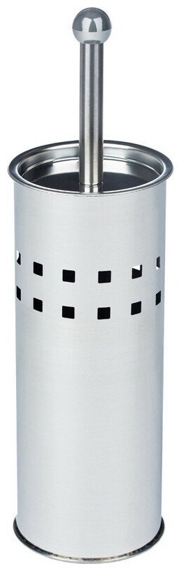 фото Ершик туалетный напольный металлический "Solinne", 1090С, хром, 2522.060