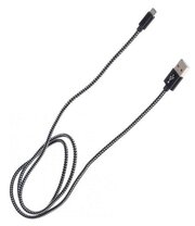 Кабель Buro Braided BHP RET MICUSB-BR USB (m)-micro USB (m) 1м черный