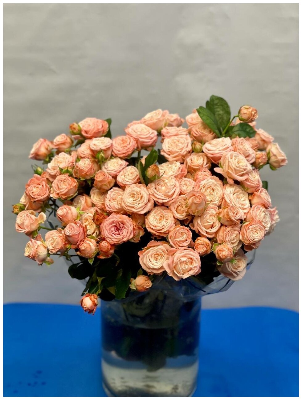Роза кустовая Бомбастик 60см 11 штук
