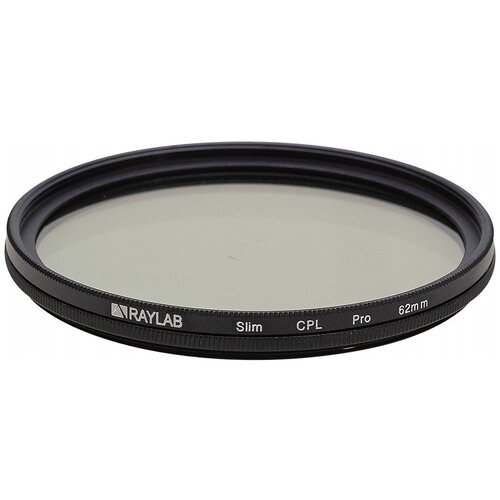 Фильтр поляризационный RayLab CPL Slim Pro 62mm фильтр поляризационный raylab cpl 43mm