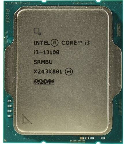 Процессор Intel Процессор Intel Core i3 13100 OEM (SRMBU, CM8071505092202)