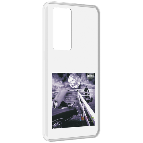 Чехол MyPads Eminem THE SLIM SHADY LP для Realme GT Master Explorer Edition задняя-панель-накладка-бампер