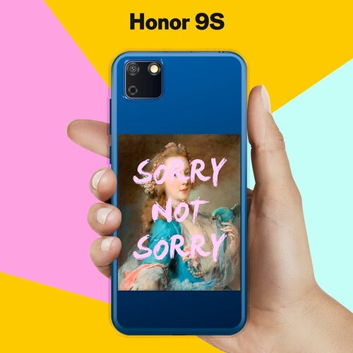 Силиконовый чехол Sorry на Honor 9S силиконовый чехол на honor 9c хонор 9с синие ирисы прозрачный