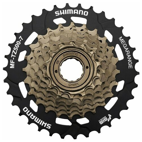 Задняя звездочка велосипедная Shimano MF-TZ500-7 трещотка, 7 ск.