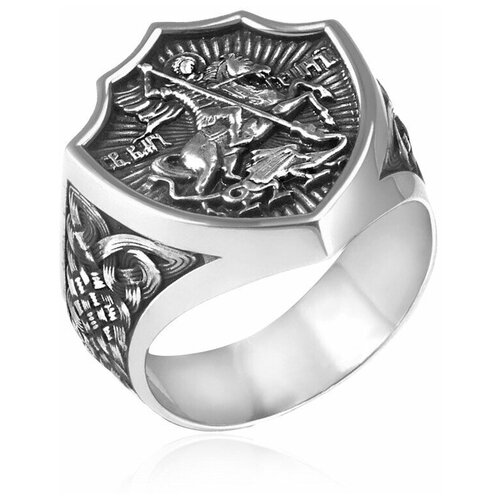 фото Кольцо даръ кольцо из серебра "святой георгий победоносец" (6480)